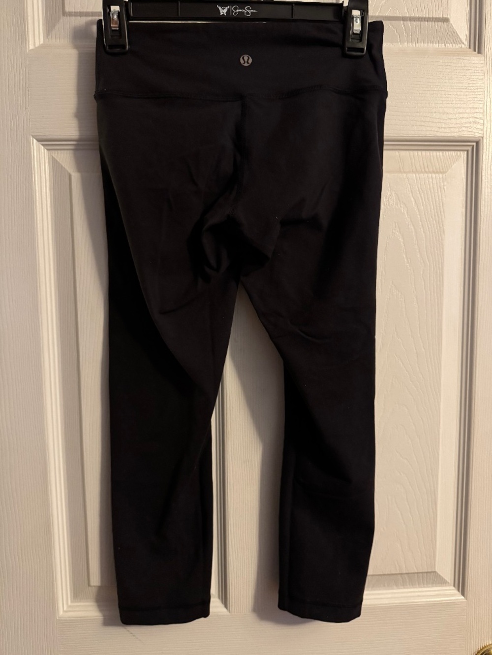 Reversible Black Lululemon Capri Leggings